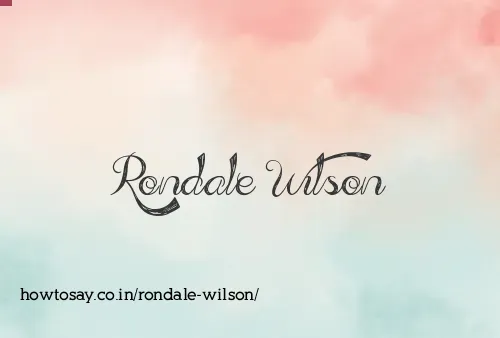 Rondale Wilson