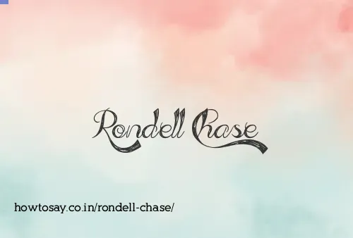 Rondell Chase