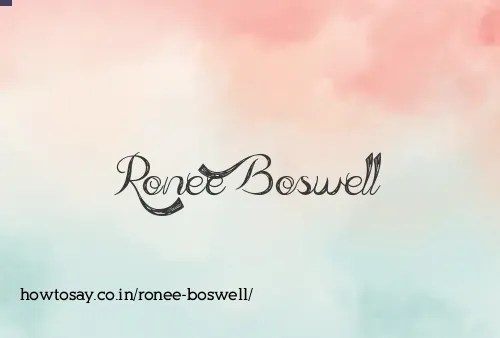 Ronee Boswell