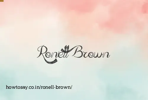 Ronell Brown