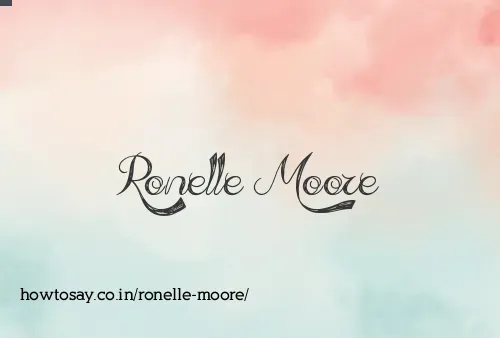 Ronelle Moore