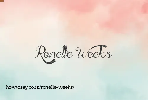 Ronelle Weeks
