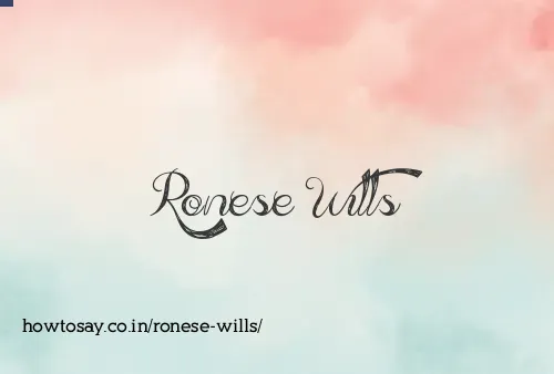 Ronese Wills