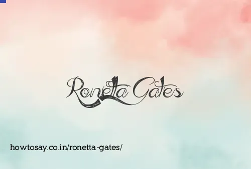 Ronetta Gates