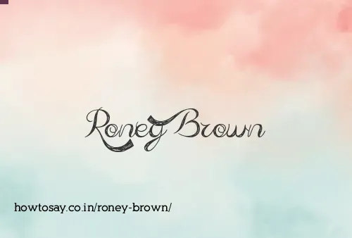 Roney Brown