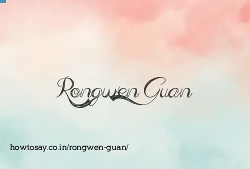 Rongwen Guan