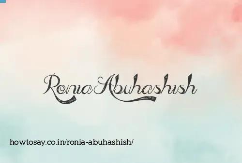 Ronia Abuhashish