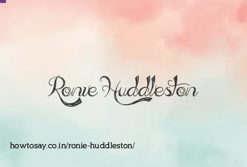 Ronie Huddleston