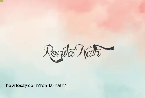 Ronita Nath