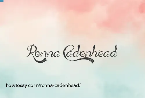 Ronna Cadenhead