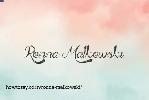 Ronna Malkowski