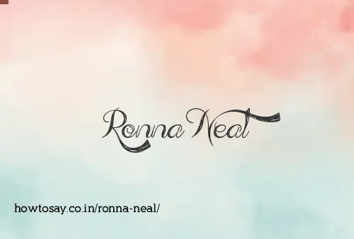 Ronna Neal