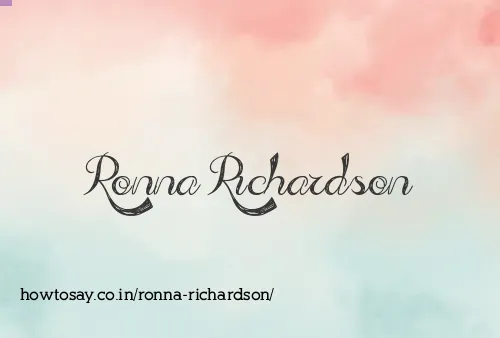 Ronna Richardson