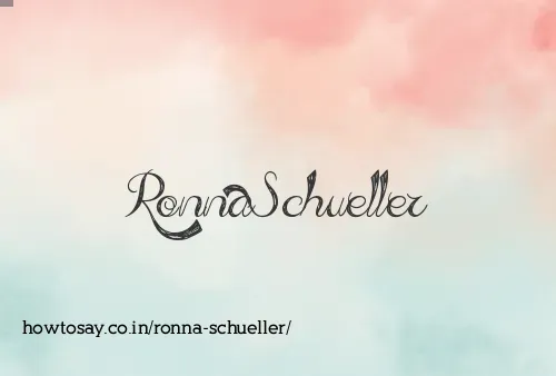 Ronna Schueller
