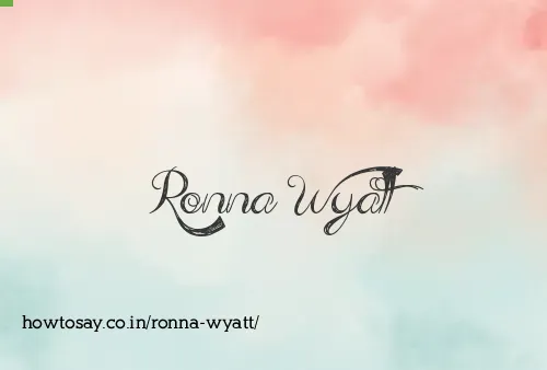 Ronna Wyatt