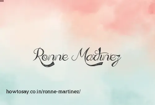 Ronne Martinez