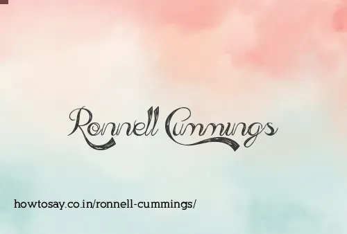 Ronnell Cummings