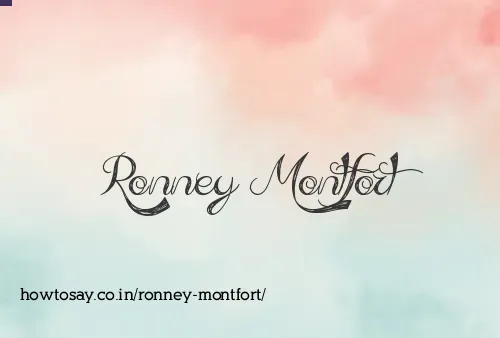 Ronney Montfort