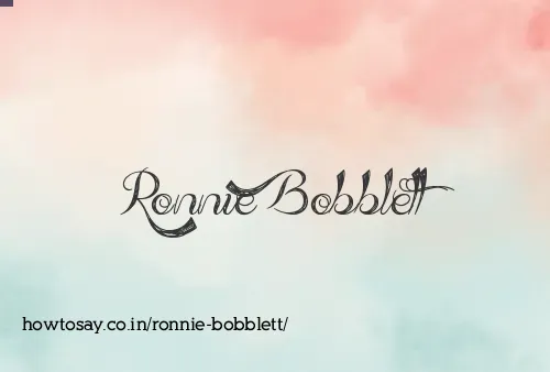 Ronnie Bobblett