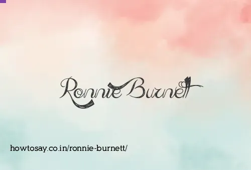 Ronnie Burnett