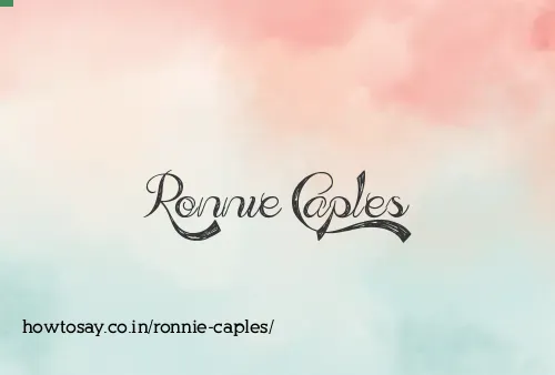 Ronnie Caples