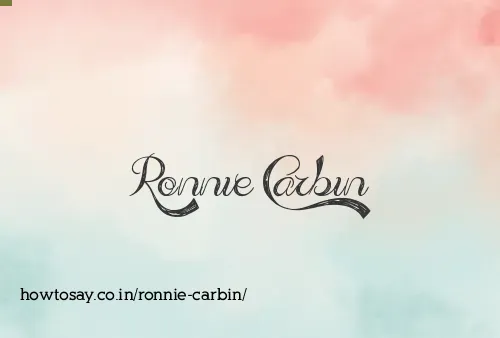 Ronnie Carbin