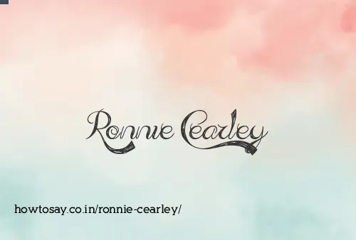 Ronnie Cearley
