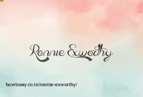 Ronnie Exworthy