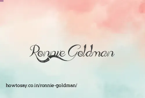Ronnie Goldman