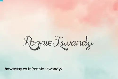 Ronnie Iswandy