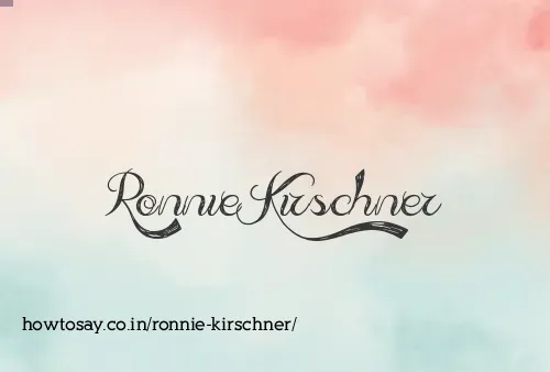 Ronnie Kirschner