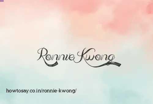 Ronnie Kwong