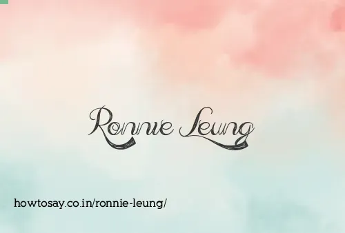Ronnie Leung