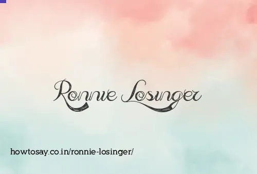 Ronnie Losinger