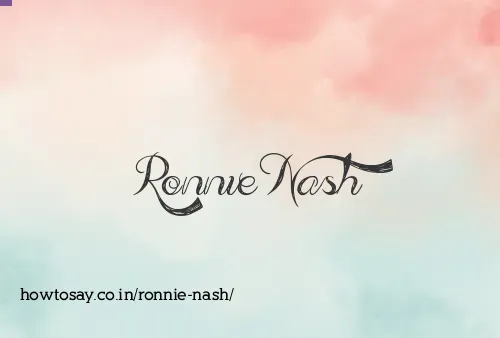 Ronnie Nash