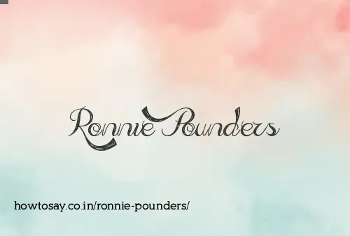 Ronnie Pounders