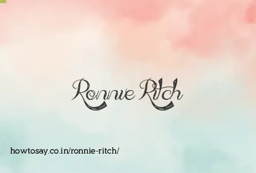 Ronnie Ritch
