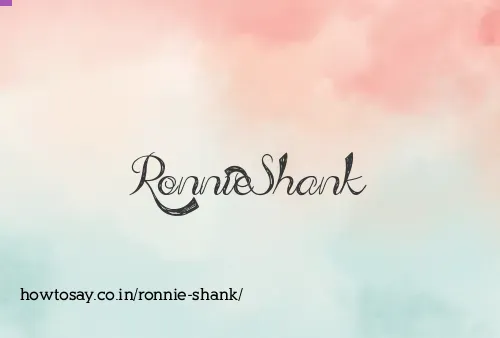 Ronnie Shank