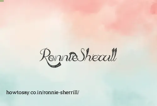 Ronnie Sherrill