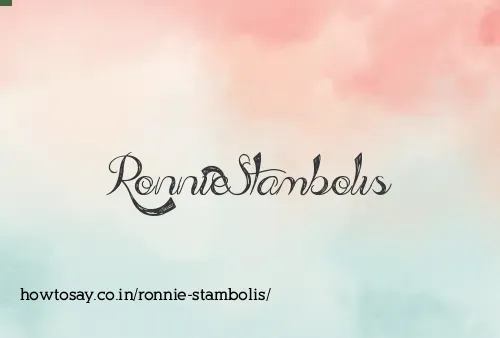 Ronnie Stambolis