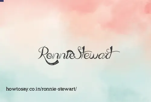 Ronnie Stewart