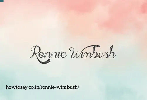 Ronnie Wimbush