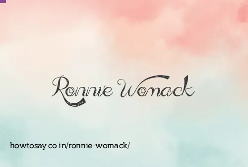 Ronnie Womack