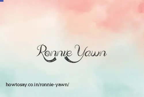 Ronnie Yawn