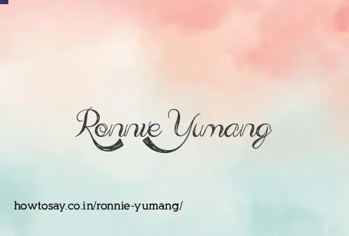 Ronnie Yumang