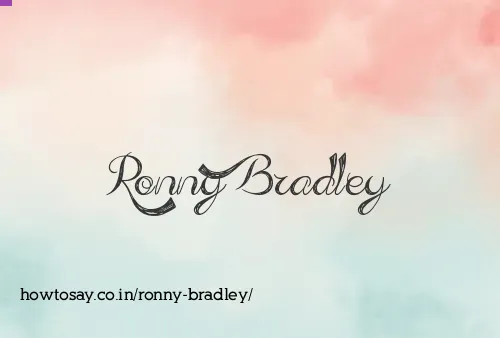 Ronny Bradley