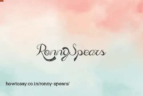 Ronny Spears