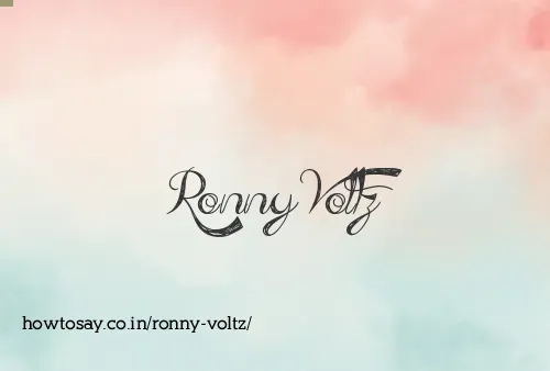 Ronny Voltz