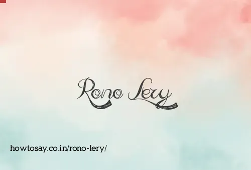 Rono Lery