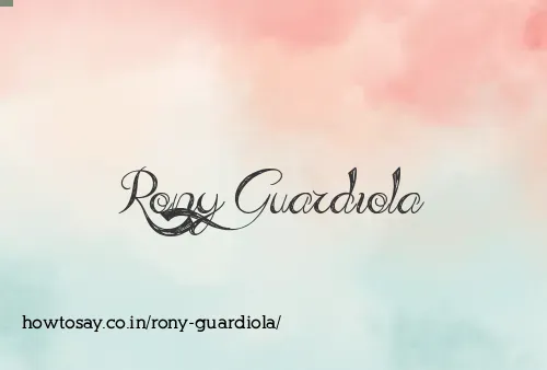 Rony Guardiola